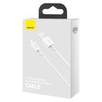 Baseus CALYS-C02 Superior Fast Charging Kábel Lightning 2.4A 2m White