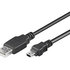 Kábel USB PREMIUMCORD 2.0, A-B mini, 5-pin, 2m