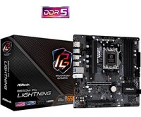 ASRock MB Sc AM5 B650M PG LIGHTNING, AMD B650, 4xDDR5, 1xDP, 1xHDMI, mATX