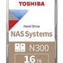TOSHIBA HDD N300 NAS 16TB, SATA III, 7200 rpm, 512MB cache, 3,5", BULK
