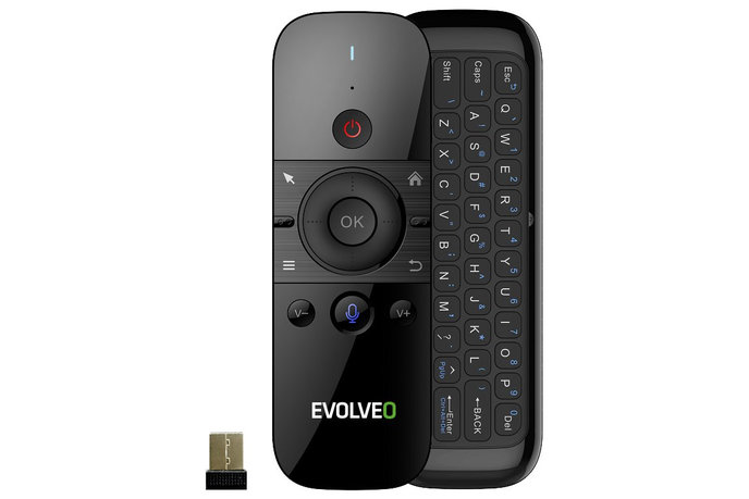 Bluetooth laserová myš EVOLVEO FlyMotion D1, bezdrôtová gyroskopická myš s klávesnicou