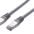 C-TECH kabel patchcord Cat5e, FTP, šedý, 10m