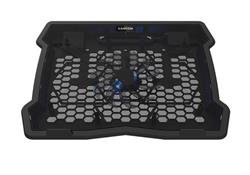 Chladiaca podložka Canyon NS-02, chladiaci podstavec s ventilátorom pre notebook 10´´ - 15.6", LED podsvietenie, čierny