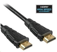 PREMIUMCORD HDMI kábel 5 m High Speed + Ethernet (v1.4), pozlátené konektory