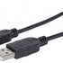 MANHATTAN Pripojovací kábel USB 2.0 A samec / Micro-B samec, 1.8 m, čierna