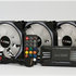 1stCOOL Fan KIT AURA EVO 4 ARGB, 3x HEXA2 ventilátor + ARGB ovládač + diaľkové ovládanie