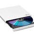 HITACHI LG - externá mechanika DVD-W/CD-RW/DVD±R/±RW/RAM GP57EW40, Slim, biela, krabica+SW
