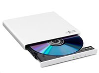 HITACHI LG - externá mechanika DVD-W/CD-RW/DVD±R/±RW/RAM GP57EW40, Slim, biela, krabica+SW