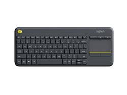 Klávesnica Logitech K400 plus/Bezdrôtová USB/ CZ- SK layout/Čierna