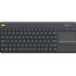 Klávesnica Logitech K400 plus/Bezdrôtová USB/ CZ- SK layout/Čierna