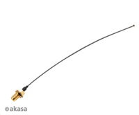 AKASA I-PEX MHF4L na RP-SMA F Pigtail Cable 22 cm - 2 ks