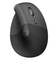 Bluetooth optická myš Logitech Lift/Vertikální/Optická/USB + Bluetooth/Grafitová