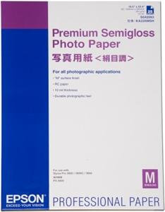EPSON Premium Semigloss Photo Paper A2 251g 25 listov