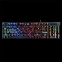 A4tech Bloody Klávesnice B500N, herní klávesnice, mechanická, drátová, Mecha-Like Switch, CZ/SK, Černá