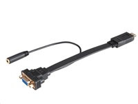 AKASA - HDMI na VGA s audio konektorom