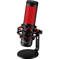 HP HyperX QuadCast - USB Microphone (Black-Red) - Red Lighting (HX-MICQC-BK) - Mikrofon