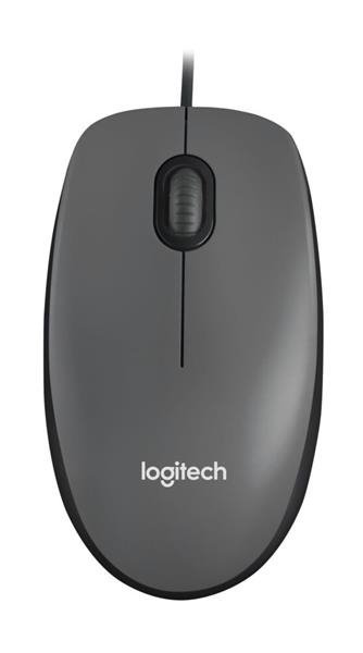 Optická myš myš Logitech M90 optická, tmavá, USB