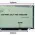 SIL LCD PANEL 14,0" FHD 1920x1080 30PIN MATNÝ IPS / ÚCHYTY NAHOŘE A DOLE