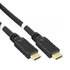 Vysokorýchlostný HDMI kábel PREMIUMCORD s Ether.4K@60Hz, so zosilňovačom, 15 m, 3x tienenie, M/M, pozlátené konektory