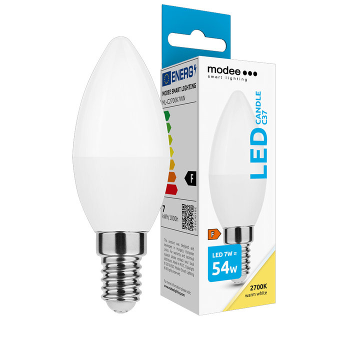 MODEE LIGHTNING Modee Lighting LED žiarovka E14 7W 2700K CANDLE (54W)