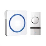 Solight bezdrátový zvonek, do zásuvky, 120m, bílý