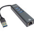 PREMIUMCORD Adaptér USB3.0 - LAN RJ45 ETHERNET 10/100/1000 MBIT + 3x USB3.0 port