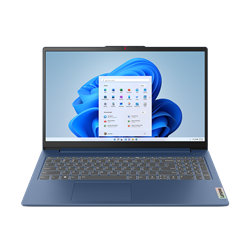 Notebook Lenovo IP Slim 3 15IAH8, i5-12450H, 15.6˝ 1920 x 1080 FHD, UMA, 8GB, SSD 512GB, W11H, modrý, 2y CI