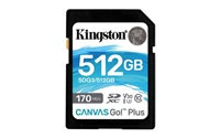 Kingston Canvas Go Plus/SDXC/512GB/UHS-I U3 / Class 10