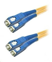 OEM Duplexní patch kabel SM 9/125, OS2, SC-SC, LS0H, 2m