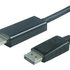 Kábel PREMIUMCORD DisplayPort 1.2 na HDMI 2.0, pre rozlíšenie 4Kx2K@60Hz, 3 m