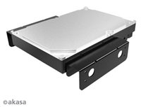 Montážna súprava AKASA pre 3,5" HDD v 5,25" pozícii, čierna