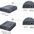 PREMIUMCORD HDMI KVM extender s USB na 120 m cez jeden kábel Cat5/6, bez oneskorenia