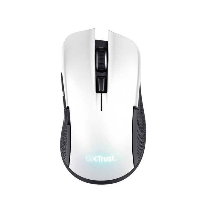 Bluetooth optická myš TRUST myš GXT 923W YBAR Gaming Wireless Mouse, optická, USB, bílá