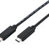 C-TECH kabel USB 3.2, Type-C (CM/CM), PD 100W, 20Gbps, 2m, černý
