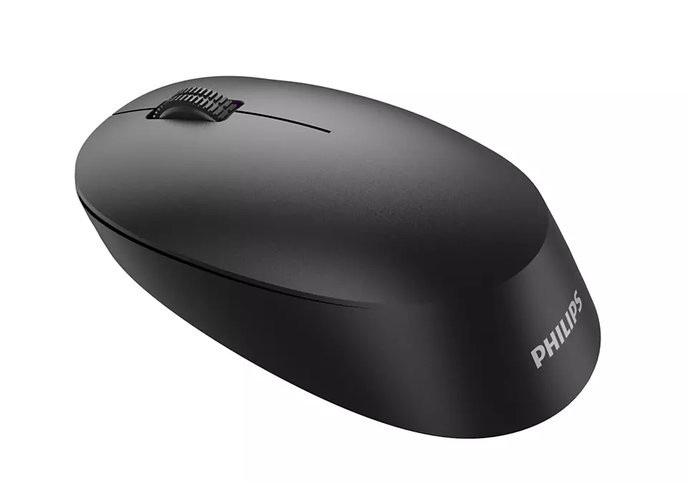 Bluetooth optická myš Philips SPK7307B/Kancelárska/Optická/1 600 DPI/Bezdrôtová USB/Čierna