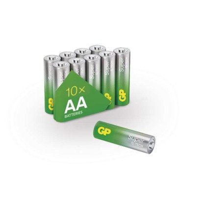 GP BATERIE GP Alkalická baterie SUPER AA (LR6)- 10ks