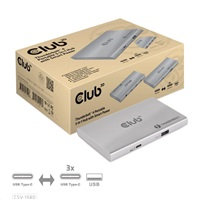 CLUB 3D Club3D hubThunderbolt 4 Portable 5-in-1 Hub with Smart Power