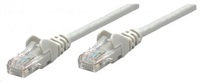 Intellinet patch kábel, Cat6 Certified, CU, UTP, PVC, RJ45, 10 m, sivý