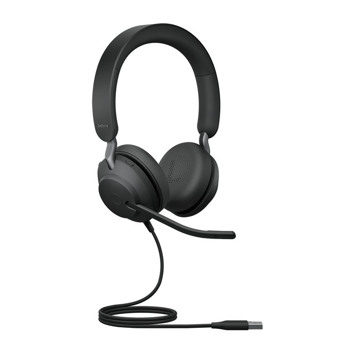 Bluetooth slúchadlá Jabra Evolve2 40 SE/Stereo/USB/Drát/čierne
