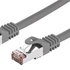 C-TECH kabel patchcord Cat6, FTP, šedý, 0,25m