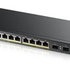 Zyxel GS1100-10HP v2 10portový gigabitový PoE switch, 8x gigabitový PoE RJ45, 2x SFP, 120W PoE rozpočet