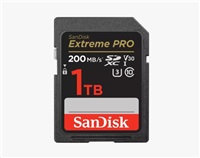 SanDisk Extreme PRO/SDXC/1TB/UHS-I U3 / Class 10/Čierna