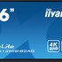 86" iiyama TE8612MIS-B2AG: VA, 4K, USB-C, 40P