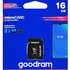 Karta GOODRAM MicroSDHC 16GB M1AA, UHS-I Class 10, U1 + adaptér