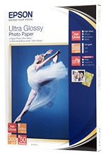 EPSON Ultra Glossy Photo Paper 13x18 - 50 listov