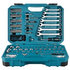 Makita E-06616 3/8" bity/nástrčné klíče/očkoploché klíče/ráčna, 120ks