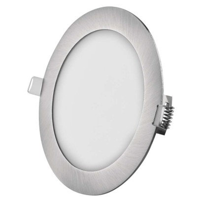EMOS LED vstavané svietidlo NEXXO, kruhové, strieborné, 12W, CCT