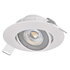 EMOS LED bodové svietidlo Exclusive biele, kruh 5W neutrálna b.