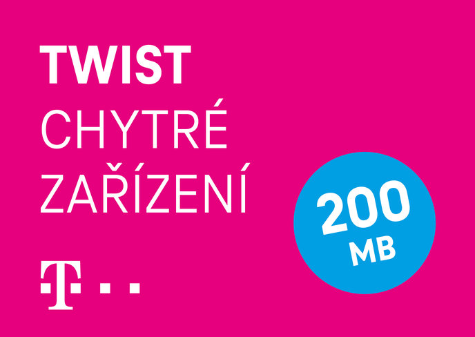 T-MOBILE CZECH REPUBLIC A.S. T-Mobile Twist Chytré zariadenie 200 MB