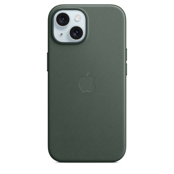 APPLE iPhone 15 FineWoven Case with MS - Evergreen
